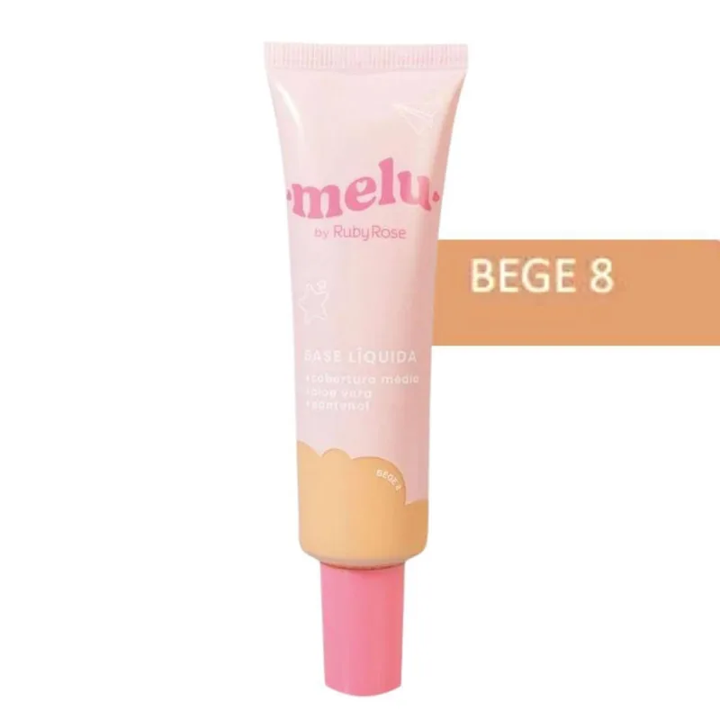 Base Líquida Melu By Ruby Rose Bege 8 Hb-8055/7 29Ml