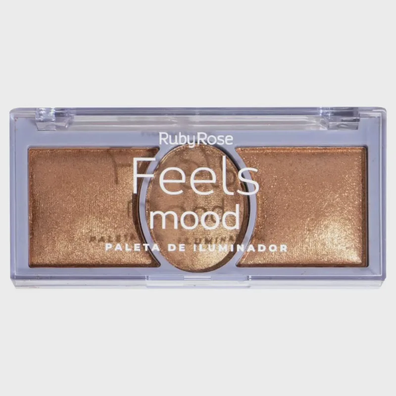 Paleta de iluminador feels mood ruby rose hb 7530/3 9G