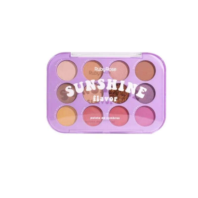 Paleta de sombras sunshine flavor rubyrose