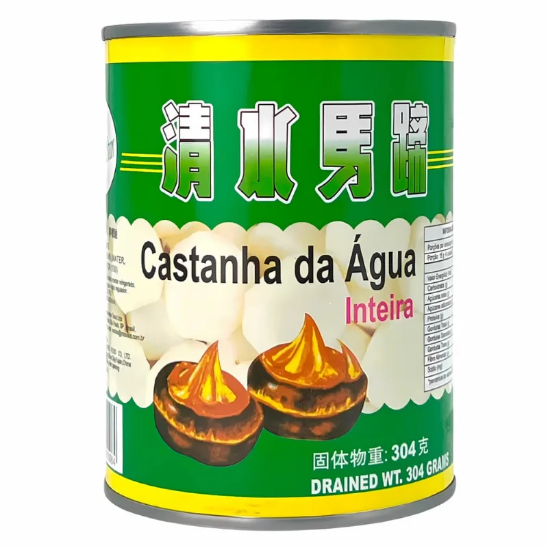 Castanha D' Agua Inteira em Conserva Golden Star Zhangzhou 304g