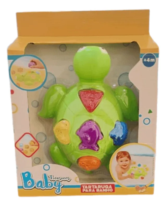 Primeira Infancia - Tartaruga Para Banho TERRACO - Ciatoy - Brinquedos