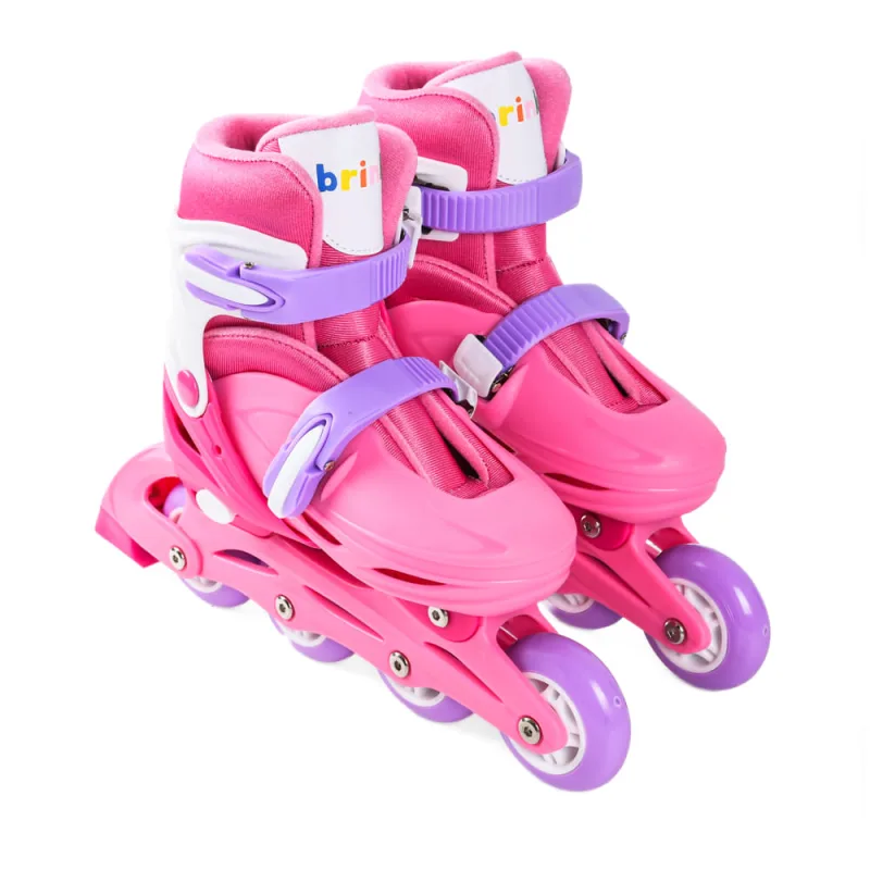 Patins Infantil Inline Ajustável Brink+ Rosa 36-39 - Brink+ - Brinquedos