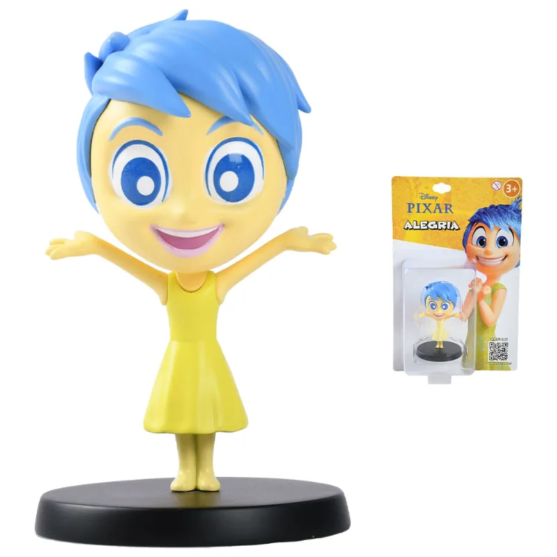 Miniatura Colecionável Disney Pixar Personagem Alegria