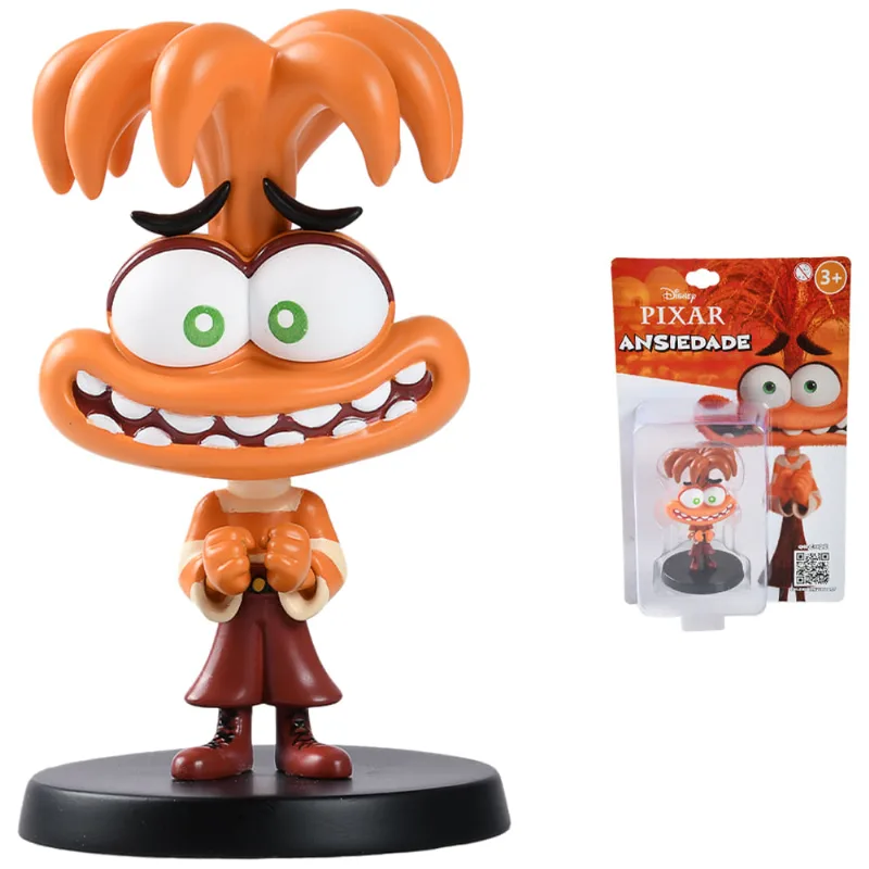 Miniatura Colecionável Disney Pixar Personagem Ansiedade