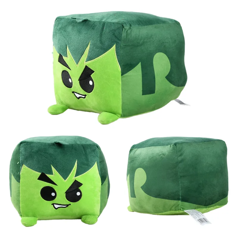 Pelúcia de Herói para Brincar e Decorar Brink+ Hulk Quadrada 20cm - Brink+ - Brinquedos
