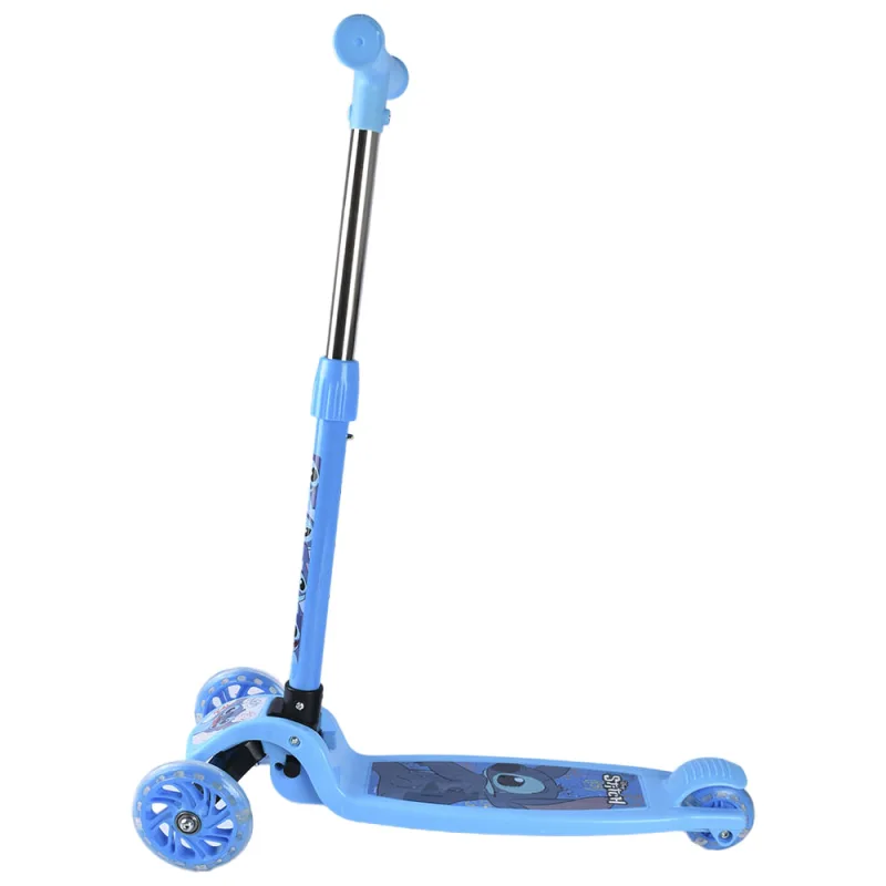 Patinete Infantil com LED Brink+ Stitch 3 Rodas Metal e PVC - Brink+
