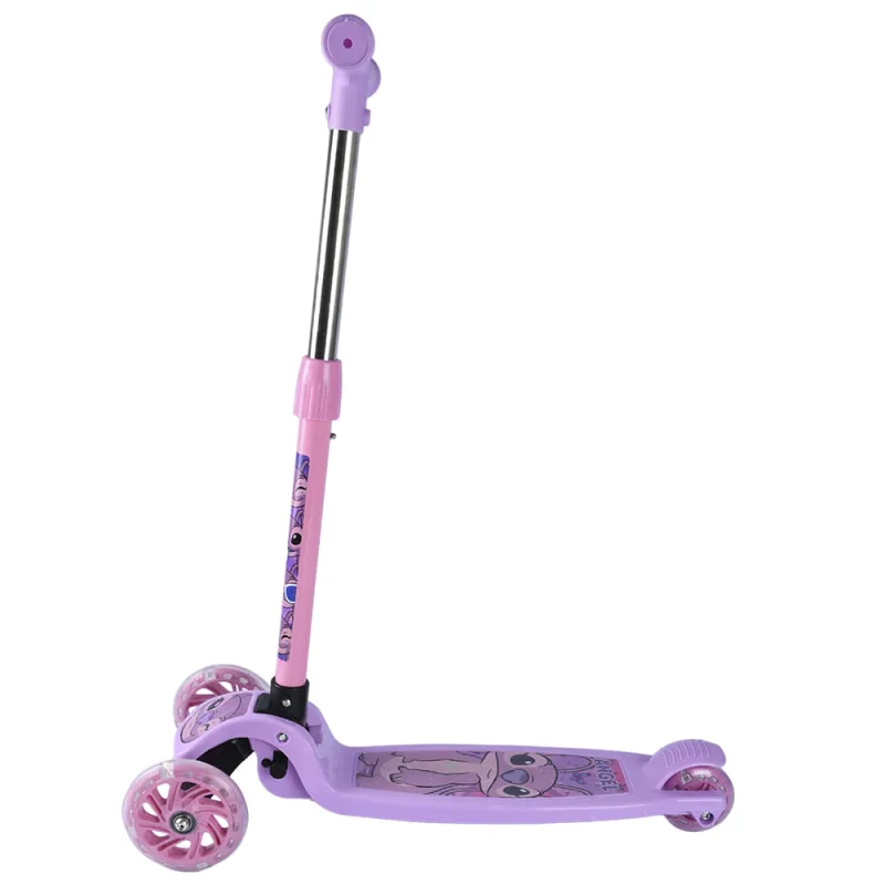 Patinete com Luzes 3 Rodas Brink+ Angel Metal e PVC - Brink+ - Brinquedos