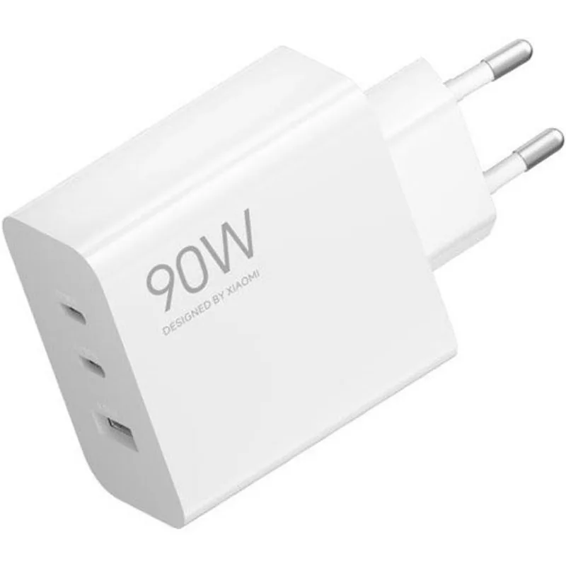Carregador De Parede Xiaomi 3 Saídas 90W Branco (ID) - Xiaomi