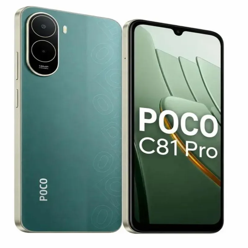 Smartphone Poco C81pro 4GB 128GB Camera 50MP Tela 6,7" Android Bateria 6000mAh Verde - Xiaomi - Agro