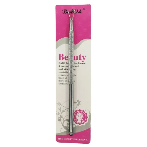 Extrator De Cravos Cris Inox Duas Pontas - INOX - Perfumaria