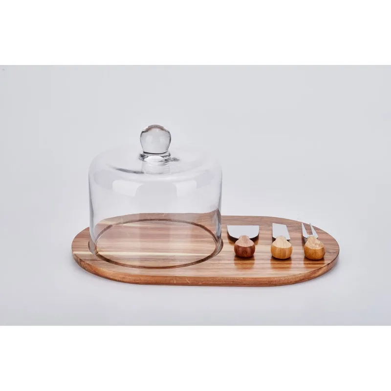 Conjunto para Queijo Acácia Pasahbace 5 Peças