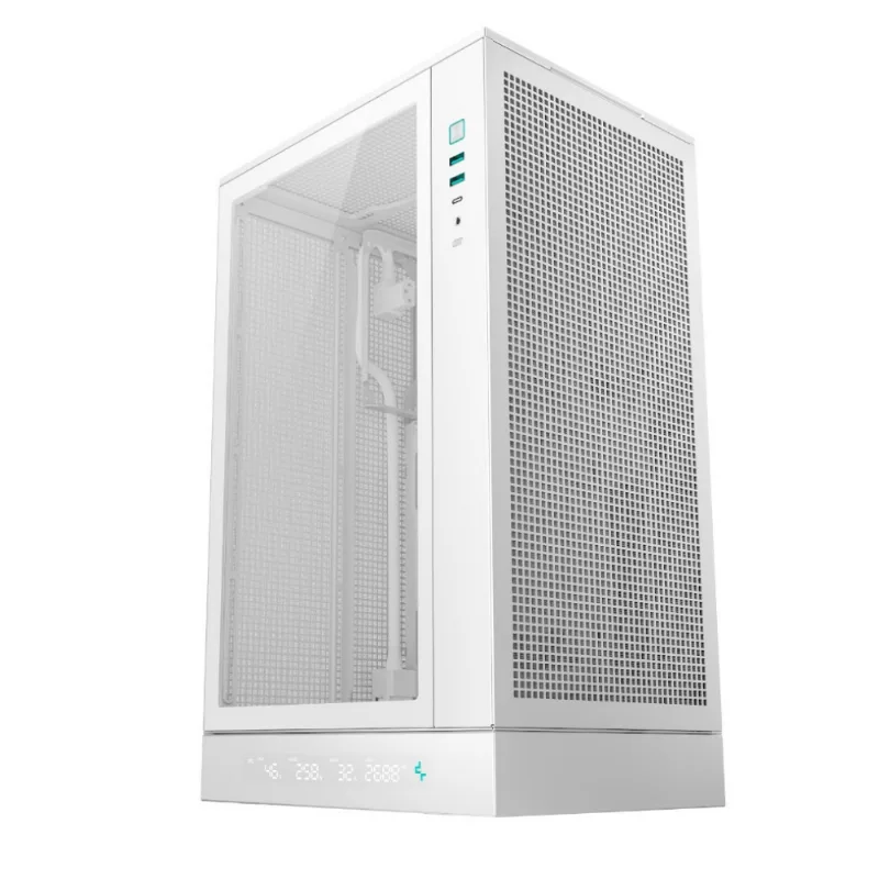 Gabinete Gamer Deepcool Ch270 Vertical S/fan Micro-atx C/display Branco - R-ch270