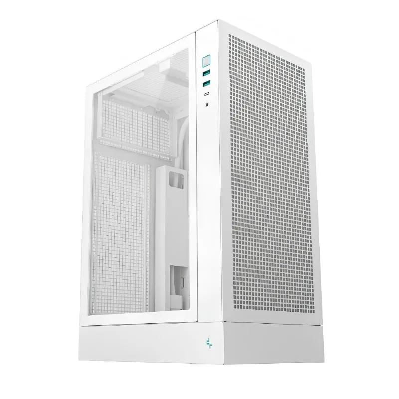 Gabinete Gamer Deepcool Ch170 Plus Vertical S/fan S/fonte Micro Atx Branco - R-ch170