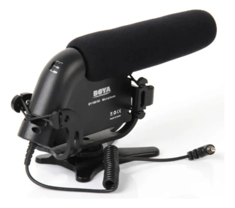 Microfone Direcional Boya By-vm190 - BOYA - Instrumentos Musicais