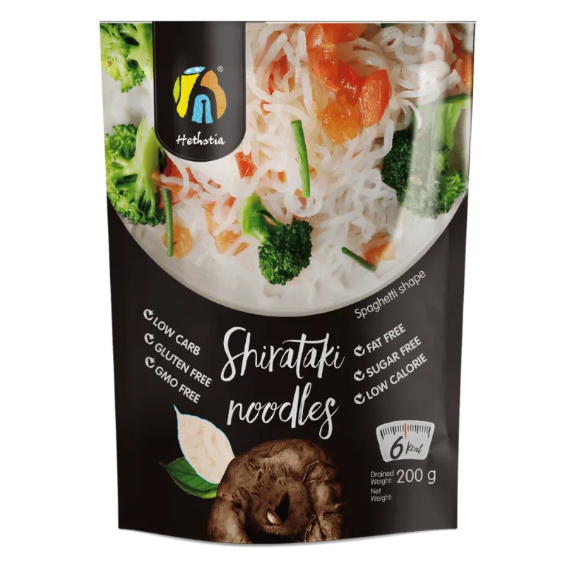 Macarrão Shirataki Hethstia Espaguete Noodles 200g