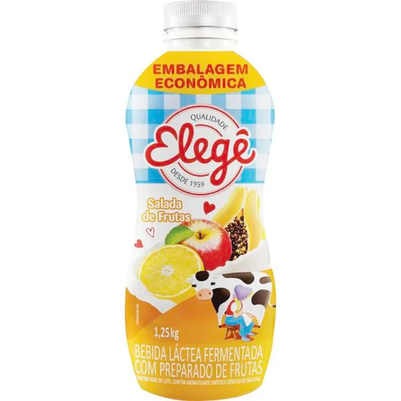 Bebida Láctea Elegê Salada de frutas 1250g