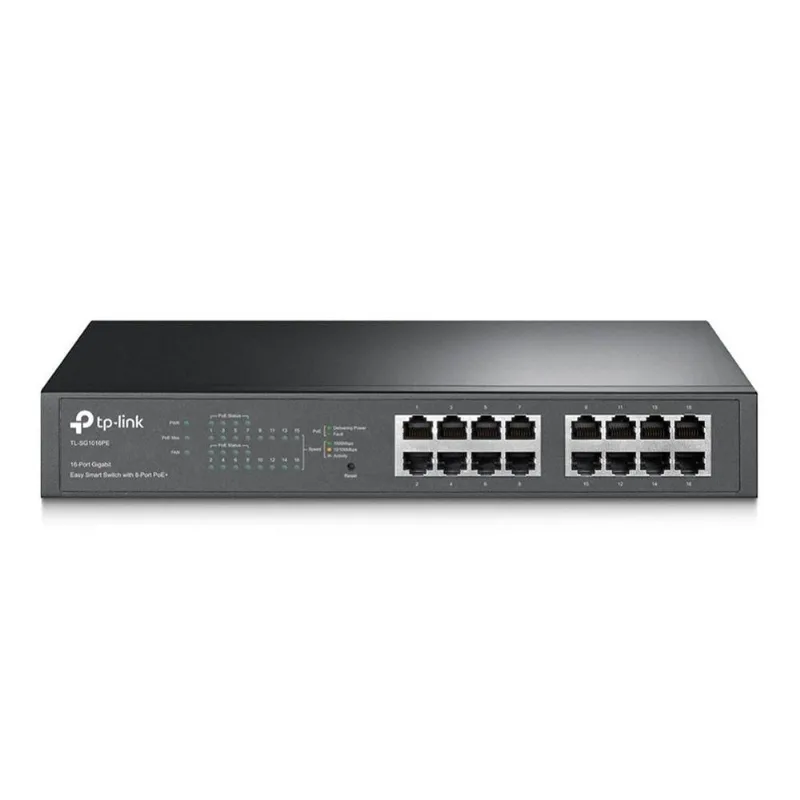 Switch Gigabit Easy Smart TL-SG1016PE 16 Portas 10-100-1000 Mbps com 8 Poe+ TP-Link