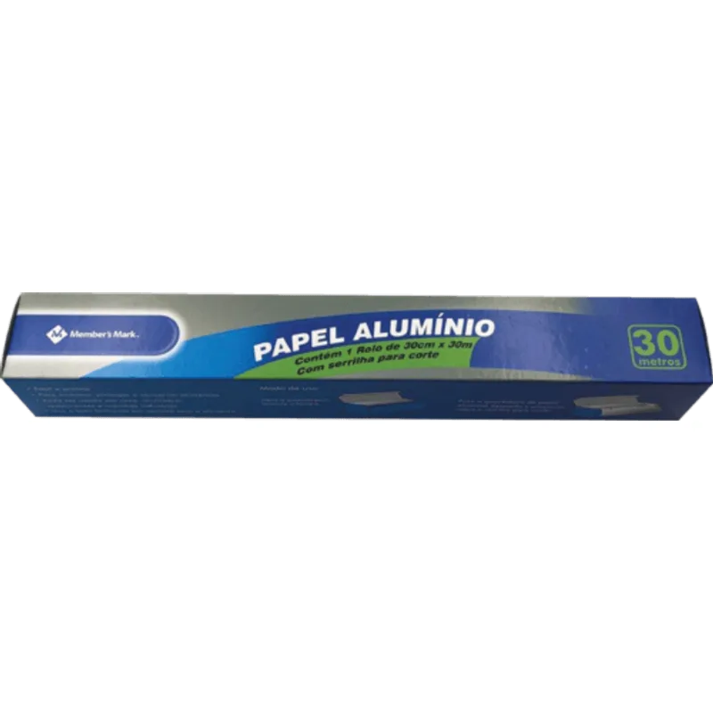 Papel Alumínio 30m Member's Mark