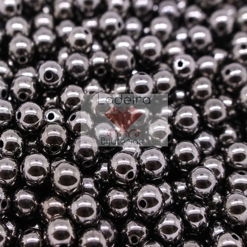 Bola Passante Metalizada 18Mm Em Abs Premium Com 500Gr Grafite