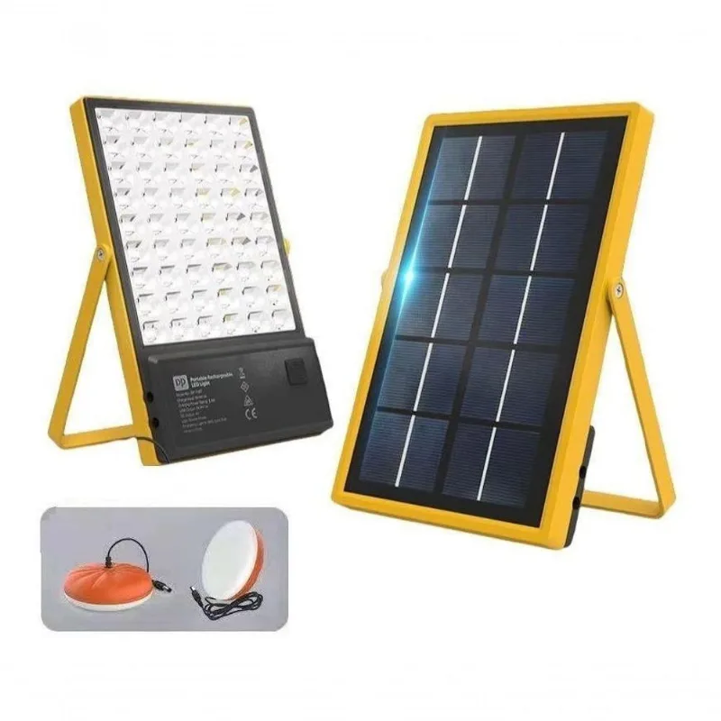 Kit Gerador Energia Solar Luminária 54 Leds 28w 2 Lâmpadas - Luatek
