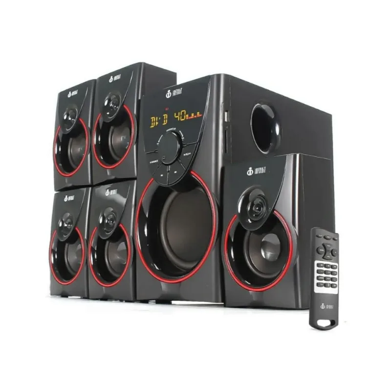 Home Theater Bluetooth Sound 5.1 Infokit Tv Pc Ps4 Usb Sd Fm