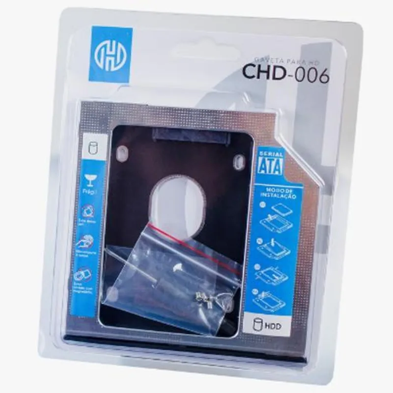 Case Hd Ssd Adaptador Notebook Hoopson 9.5mm