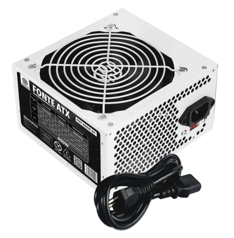 Fonte de Alimentação Hoopson Branca 400W FNT-400W-BC - Hoopson