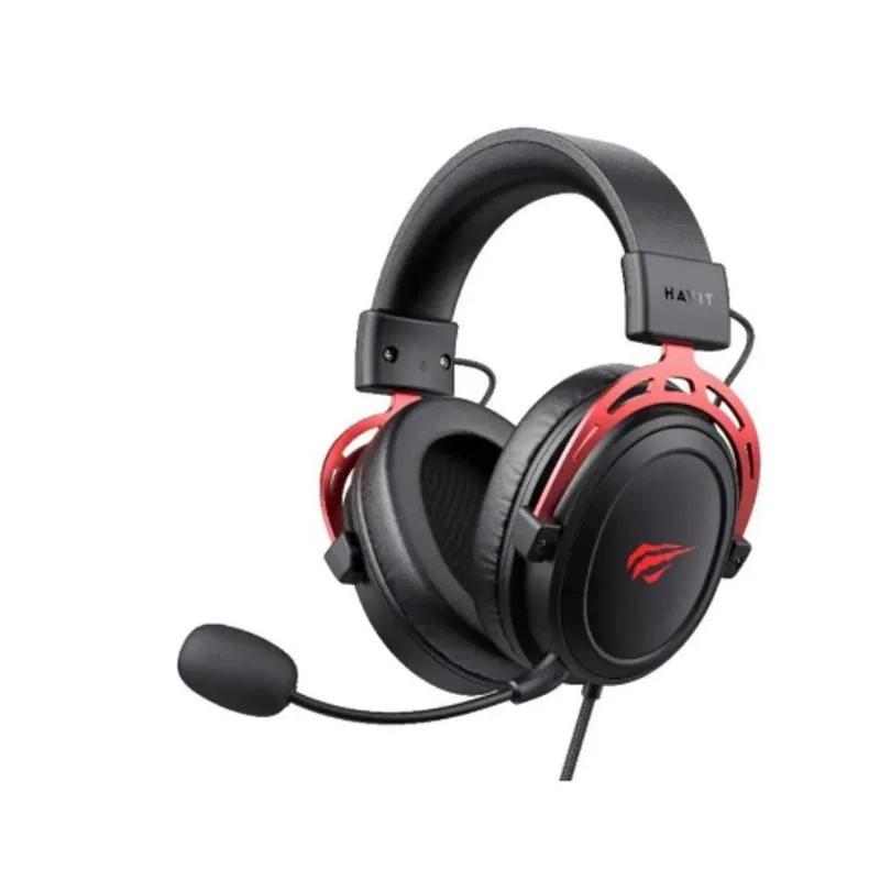 Headset Gamer Havit Gt-h756d Com Fio P2 Com Microfone Preto