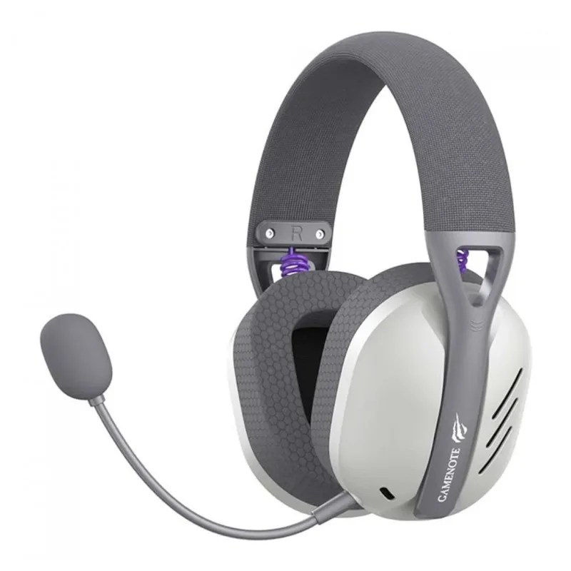Headset Gamer Sem Fio Havit Fuxi H3 - Bluetooth, 2.4ghz, Usb-c Ou Cabo P3 - Cinza