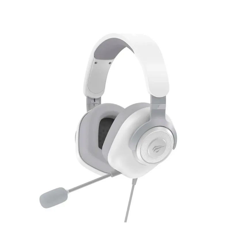 Headset Gamer Havit Branco E Cinza H2230D (MP)