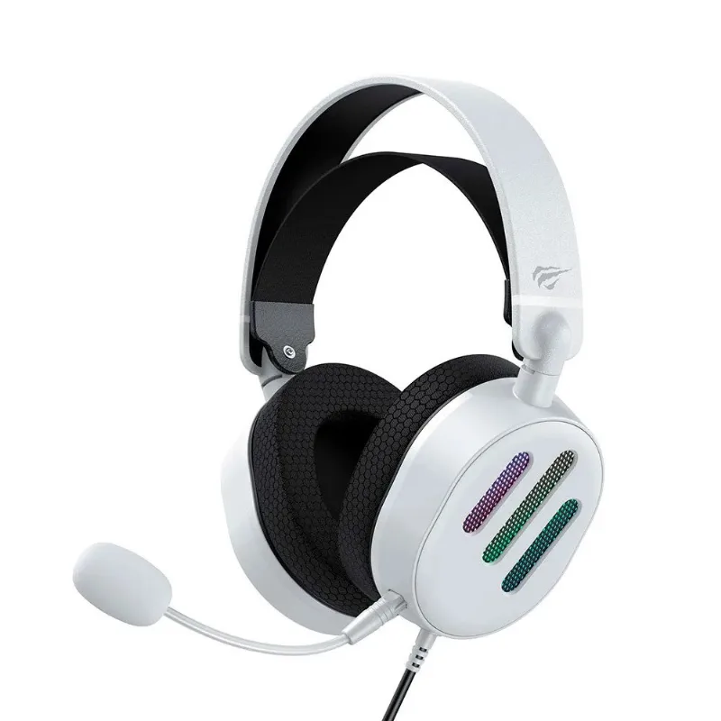 Headset Gamer Havit H2038U WHT/bLK RGB (MP)