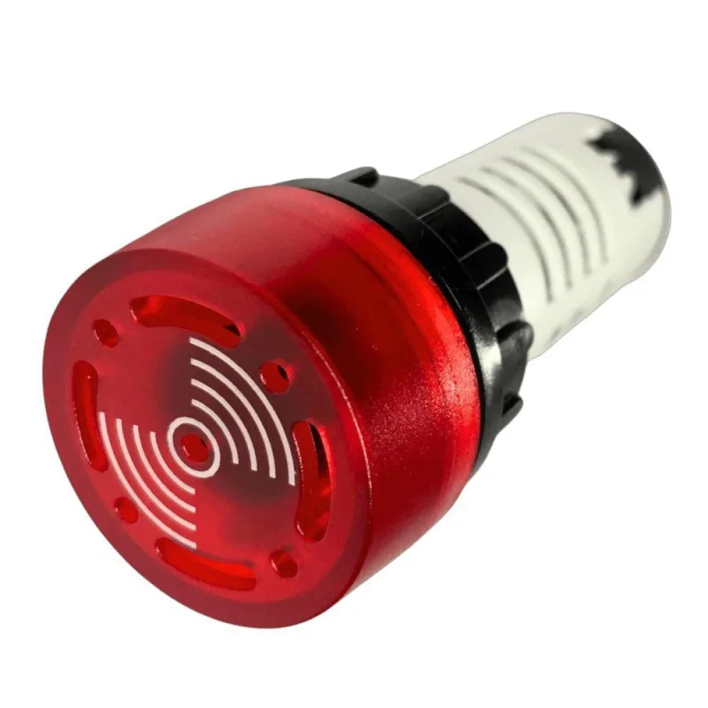 Botão Sonoro Contínuo Siemens 3SB7216-7AA20-1AA0 para Painel 220V Vermelho - Siemens - Móveis