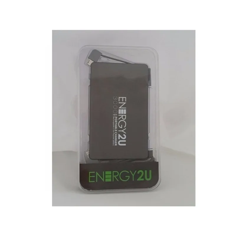 Bateria Externa Portátil Energy2u 3000mah E2u03 Grafite