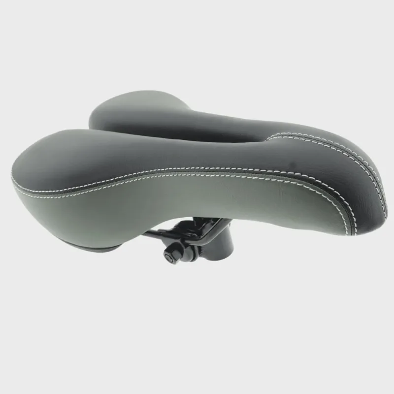 Selim Banco Bike Absolute Md211a-1 c/ Cavidade Preto/Cinza