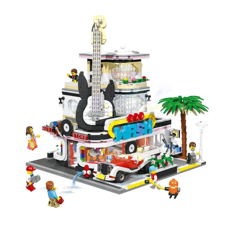 Blocos de Montar Casa de Música 2250pcs JIESTAR