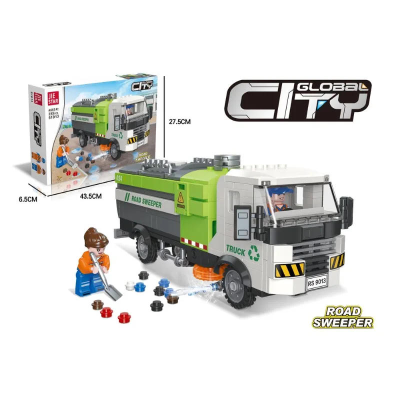 Blocos de Montar Caminhão Limpeza 395pcs JIESTAR
