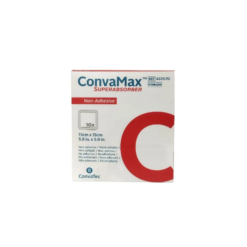 Curativo Convamax Superabsorvente 15 X 15 Caixa C/10