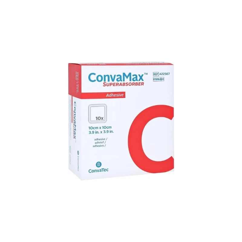 Curativo Convamax Superabsorvente 10 X 10 C/10 Und C/ad