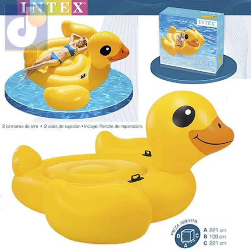 Bote Pato Amarelo Grande - Intex 56286