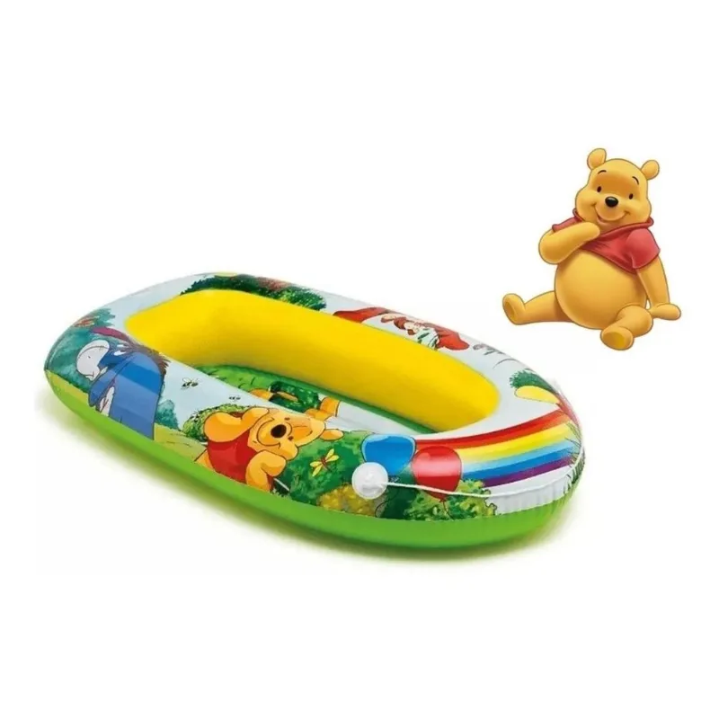 Bote Inflavel Infantil Ursinho Pooh - 119cm até 44kg - Intex 58394