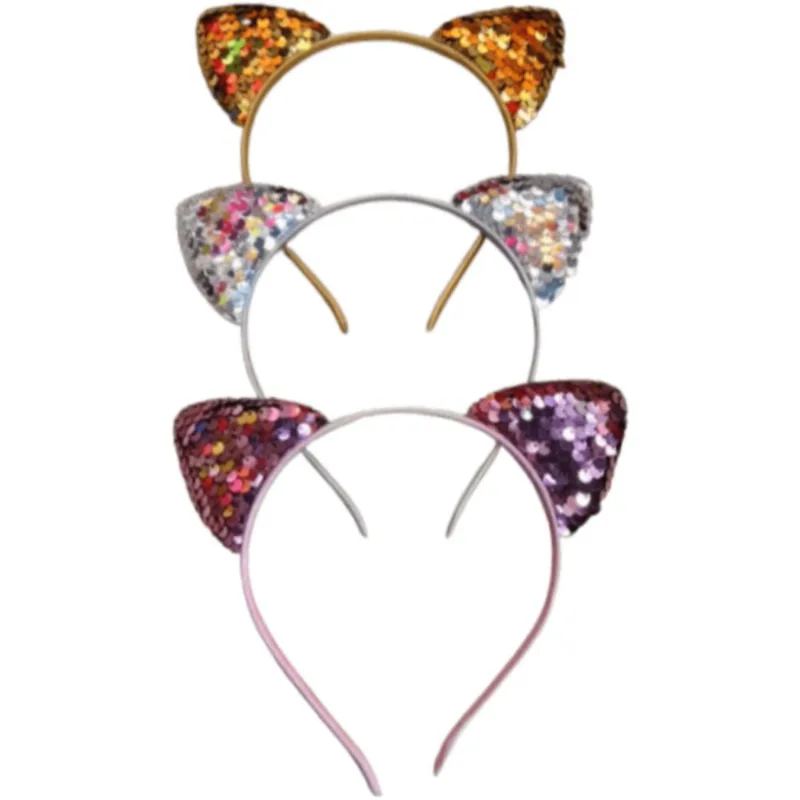 Arco Gatinho Paetê Festive Sortido com Pelúcia C2506105