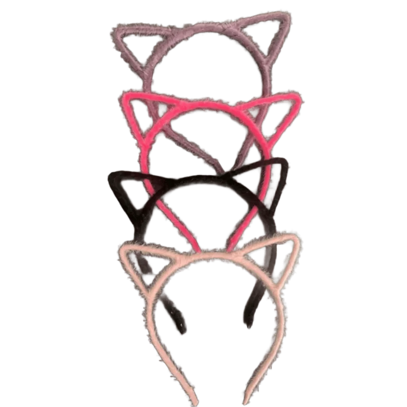 Arco Gatinho Festive Sortido Ferro e Poliéster 1 Unidade