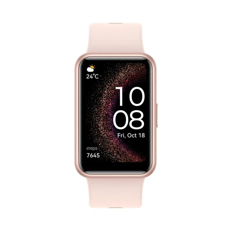 Smartwatch Huawei Watch Fit SE AMOLED 1.64” IP64 4GB Memória Monitor Cardíaco Rosa - Huawei