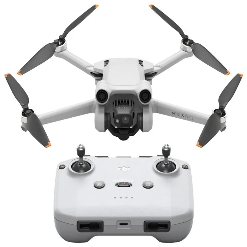 Drone Mini 3 Pro Com Camera 4k 60 Fps Com 1 Bateria Para 34 Min De Voo, Dji Cp.ma.00000488.01, Branco