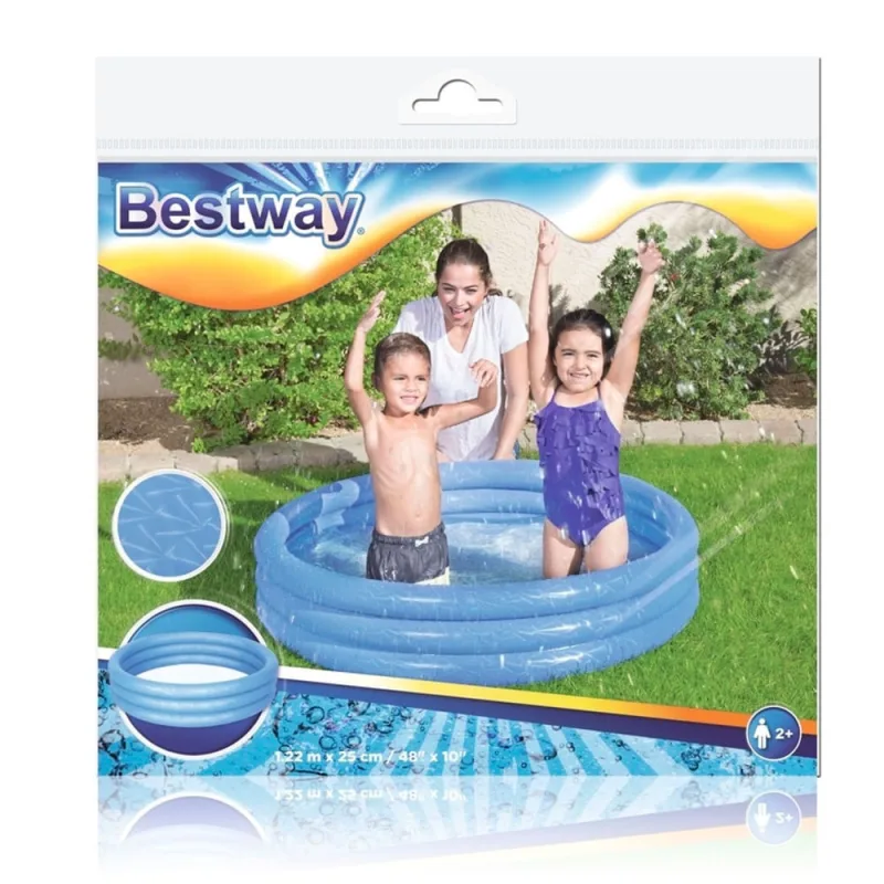 Piscina Inflável Bestway Play 3 Anéis Sortida 140 Litros - Bestway - Bazar