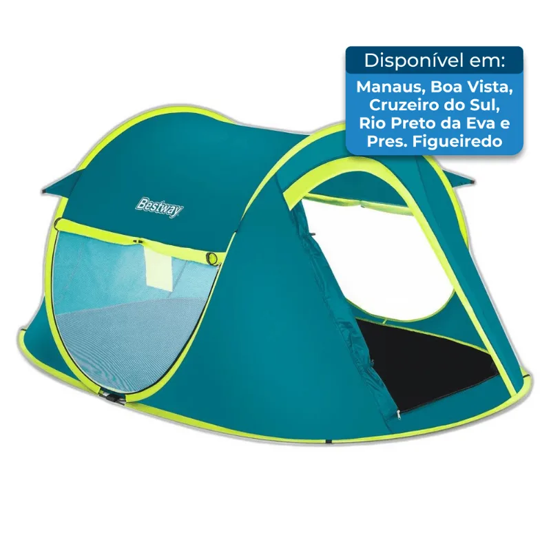 Barraca Para Camping Intex Azul E Verde 815-68086 Y-BI