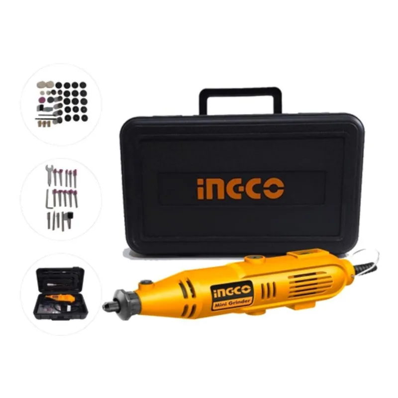 Micro Retifica Com 52 Acessórios 130w 127v Ingco