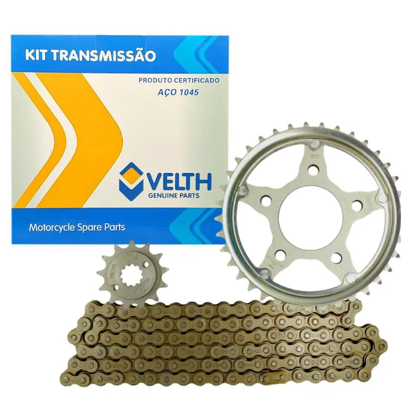 Kit Relação Transmissão Honda Cb 300r Aço 1045 Velth