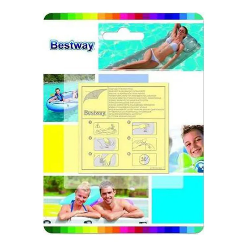 Kit Reparo Inflável Bestway 10 Adesivos Reforçados