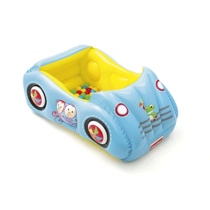 Piscina De Bolinha Infantil Inflável De Carro 2+ Com 25 Bolinhas Bestway
